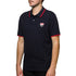 Polo a maniche corte blu da uomo con logo sul petto Ducati Corse, Abbigliamento Sport, SKU a721500011, Immagine 0